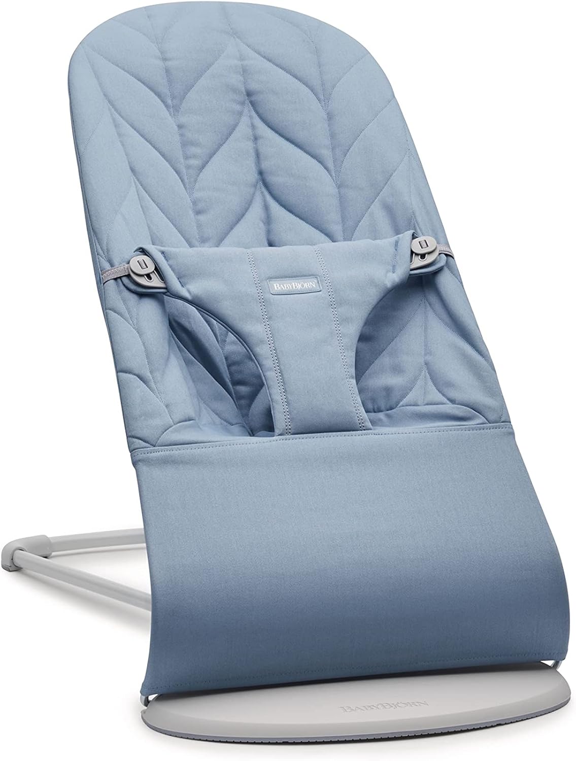 BabyBjörn Bouncer Bliss Woven siva 006217