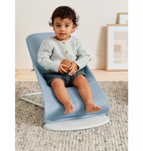 BabyBjörn Bouncer Bliss Woven siva 006217 – prikaz 4