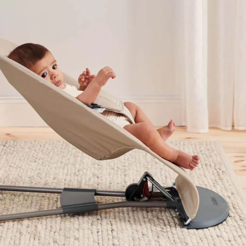 BabyBjörn Bouncer Soft Woven brown / beige – prikaz 3