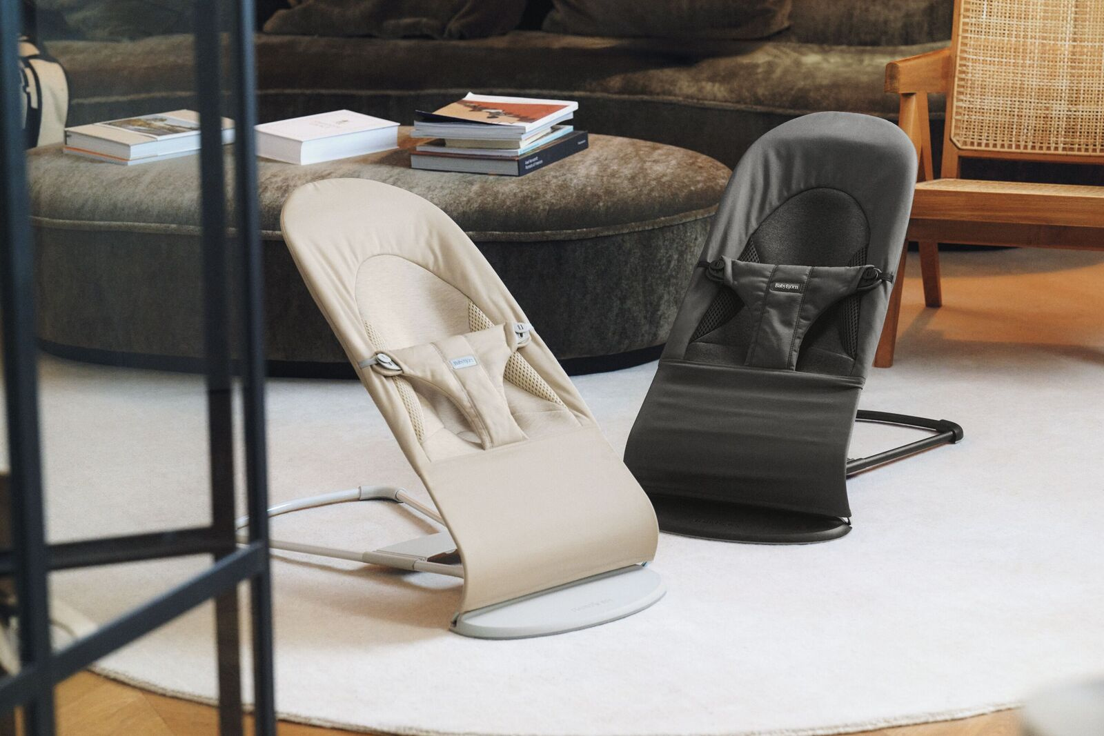 BabyBjörn Bouncer Soft Woven brown / beige – prikaz 4
