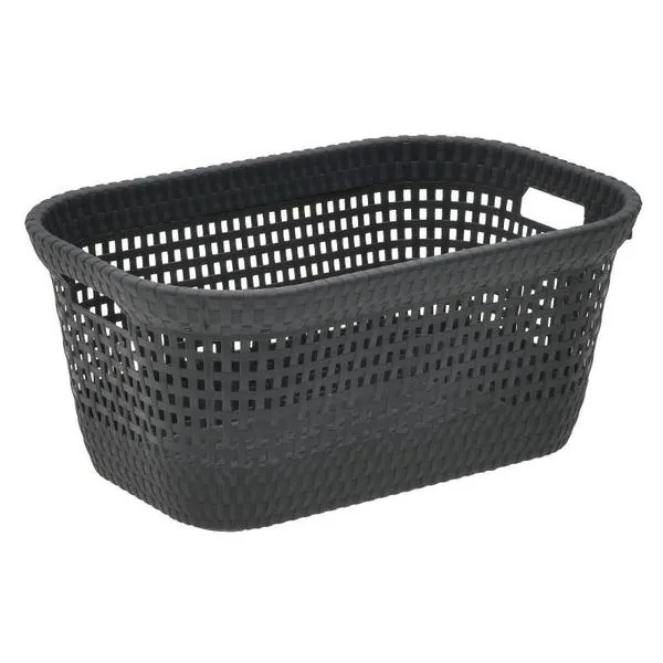 INART Košara za rublje 45l crna 59*39*26cm - prikaz proizvoda