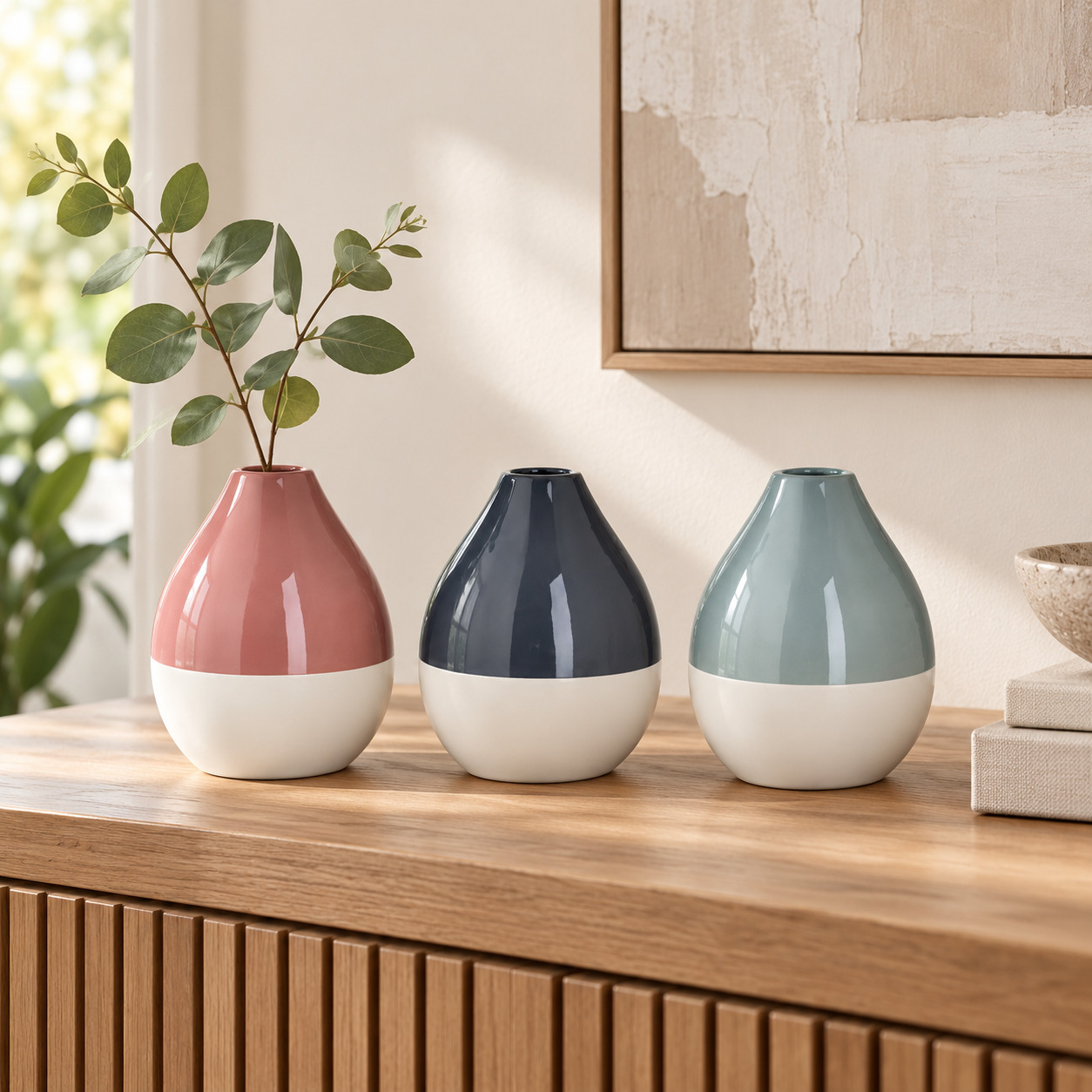 INART Vaza 12*16cm keramika - prikaz u prostoru