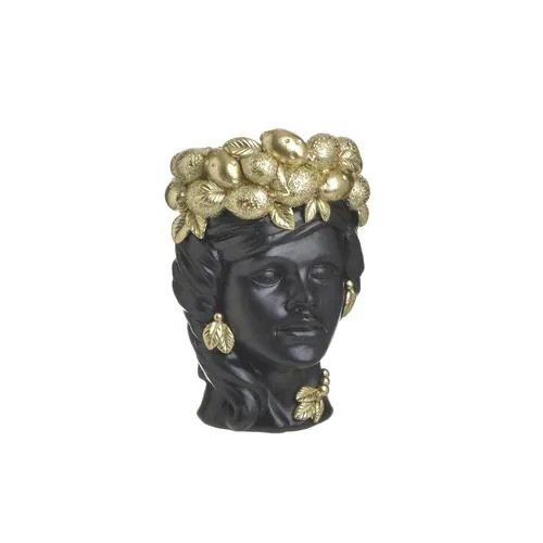 INART žEnska bista crno/zlatno 14x14x20cm - prikaz proizvoda