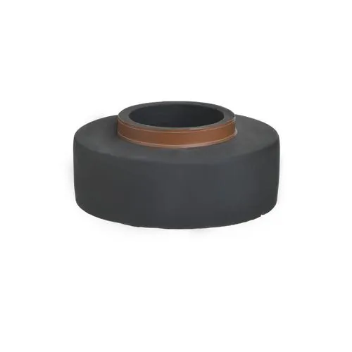INART Cementna vaza crno/smeđa φ24χ10cm