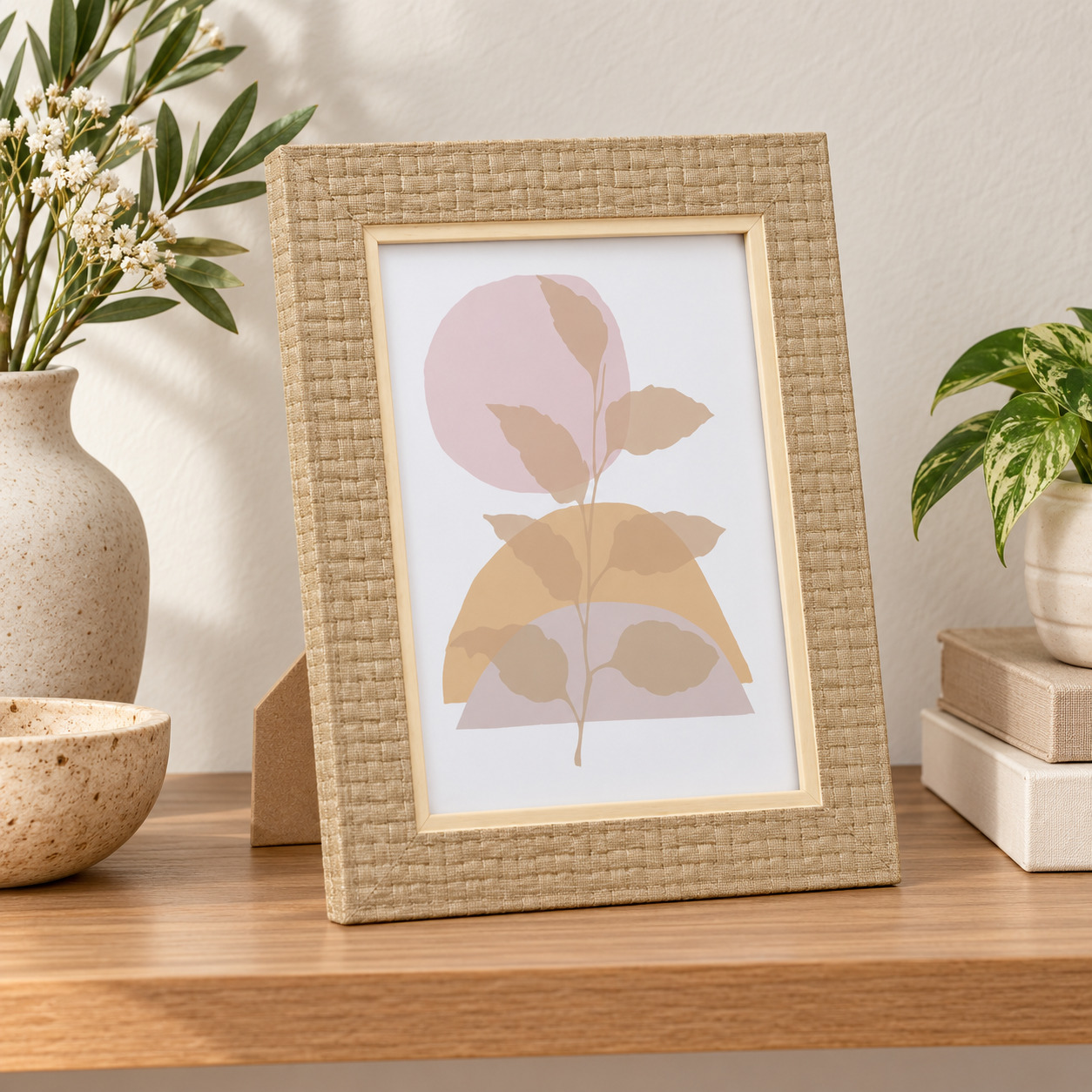 INART Okvir za fotografije bež 20x25cm - prikaz u prostoru