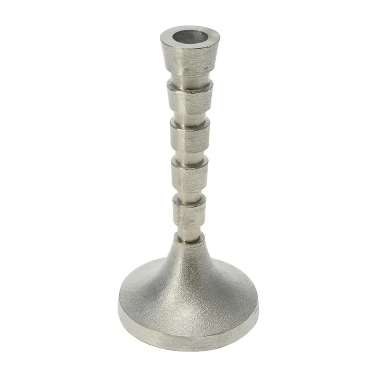 Svijećnjak 21 cm srebrni mat
