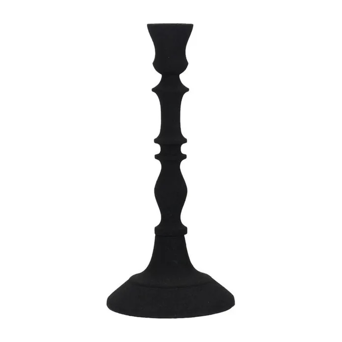 Svijećnjak 21 cm crni