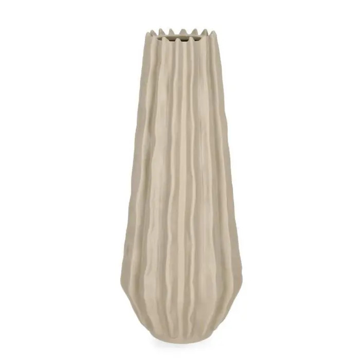 Bizzotto vaza ELDAR visoka 12,5 × 33 cm krem bež