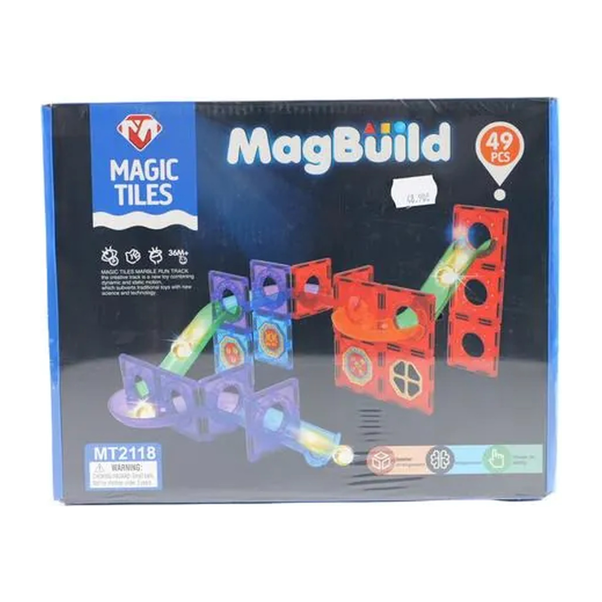 Magnetne kocke svijetleća staza 49/1