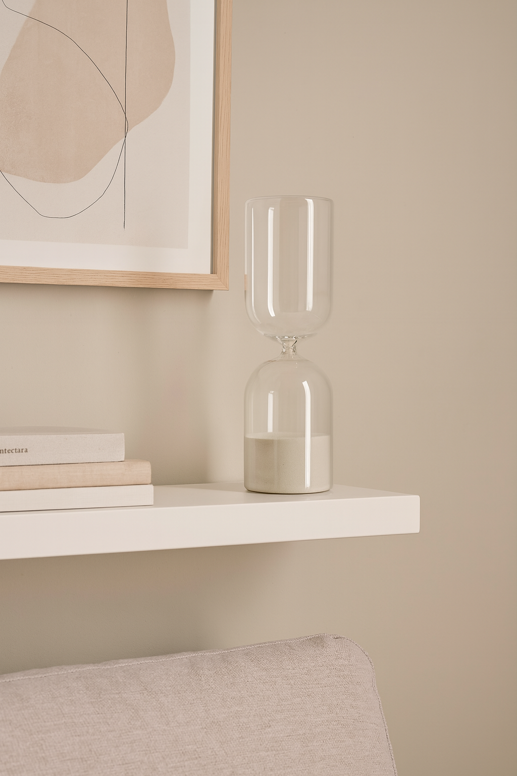 Bizzotto pješčani sat Kronos 30 cm, crni – detalj