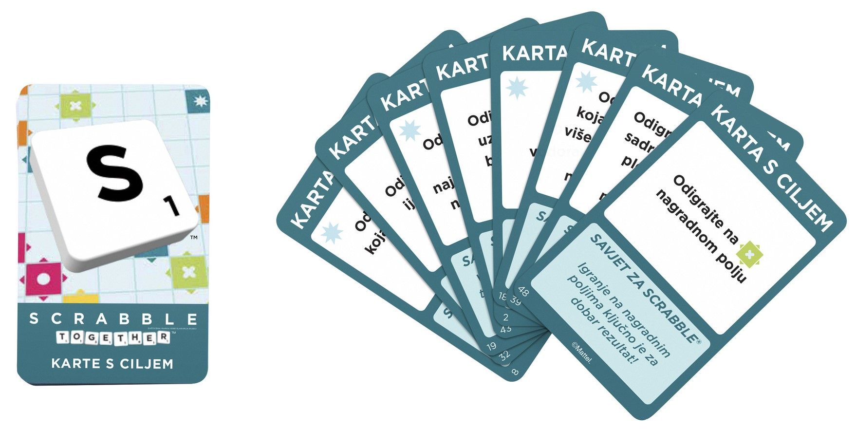 Scrabble društvena igra, original 2u1 set – prikaz 3