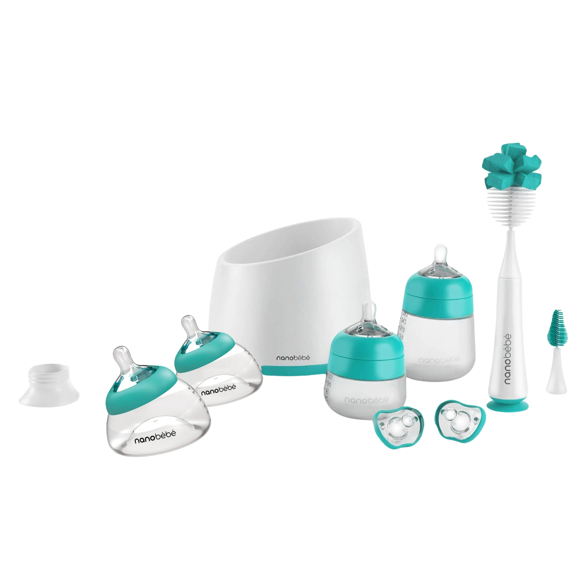 Nanobébé Nanobébé Set za hranjenje, Mint / F9023112
