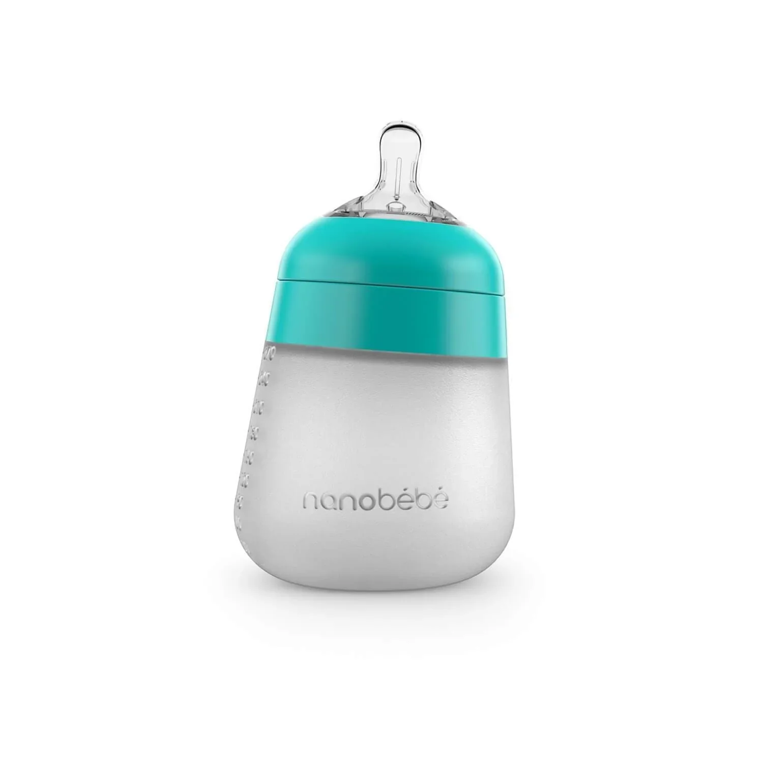 Nanobébé Nanobébé Flexy silikonska bočica 270 ml, Mint / FUS1012112