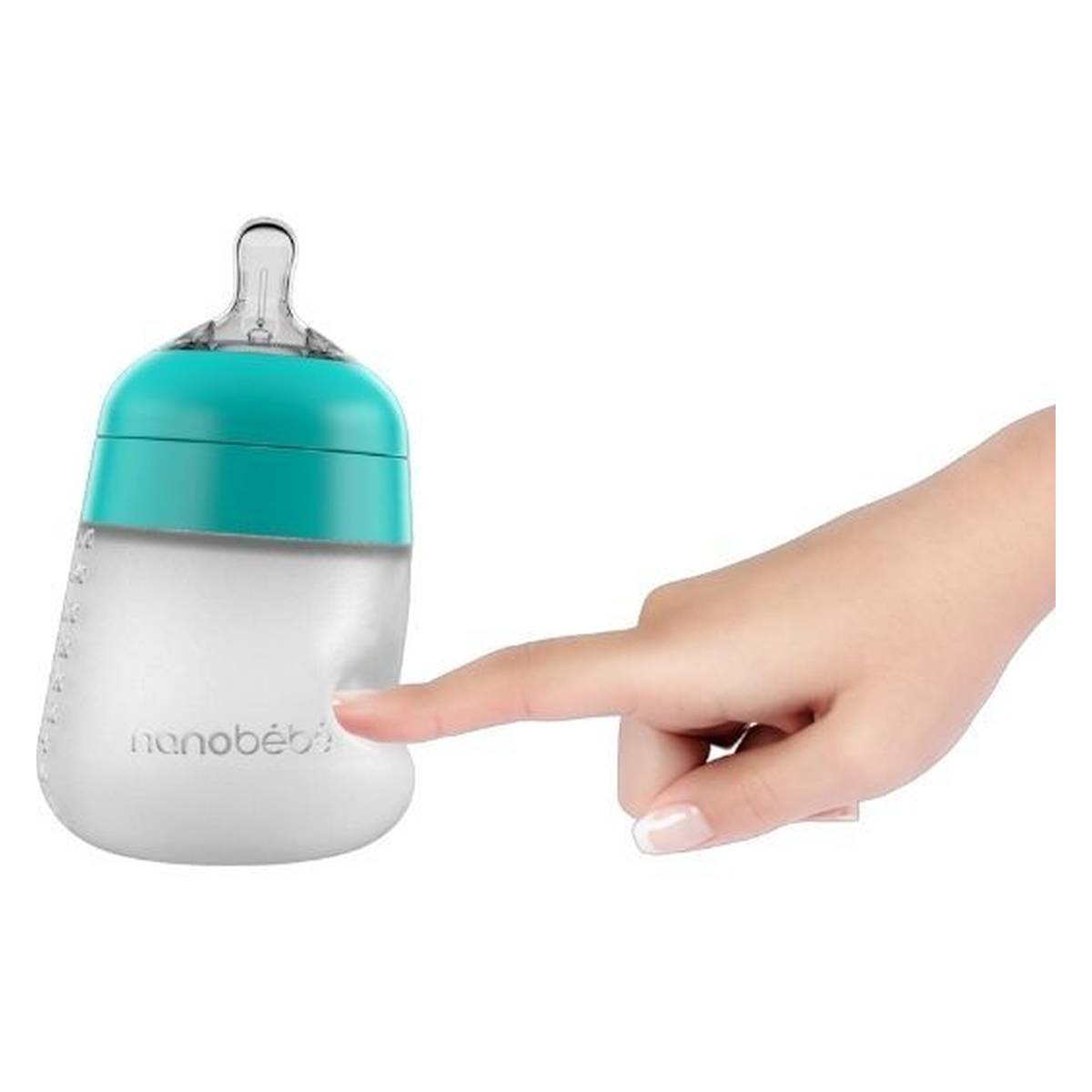Nanobébé Nanobébé Flexy silikonska bočica 270 ml 2 kom, Mint / 9012112 detalji