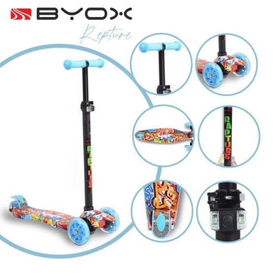 Byox romobil RAPTURE plava – detalj 2