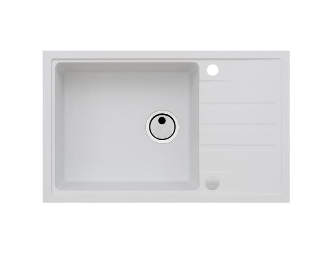 Alveus sudoper Intermezzo 130 G11, Arctic, 48 × 78 cm, Granital, 1117046