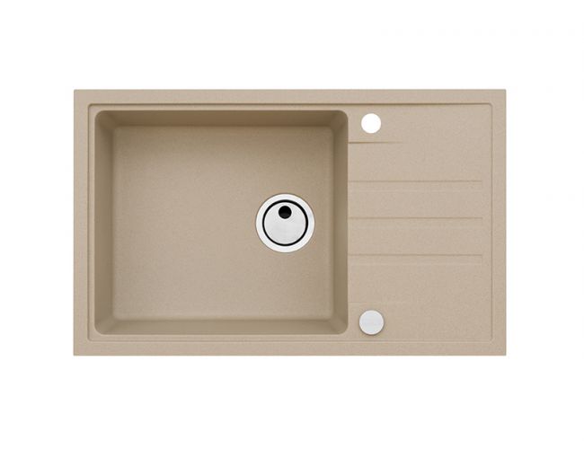 Alveus sudoper Intermezzo 130 G55, Beige, 48 × 78 cm, Granital, 1117048