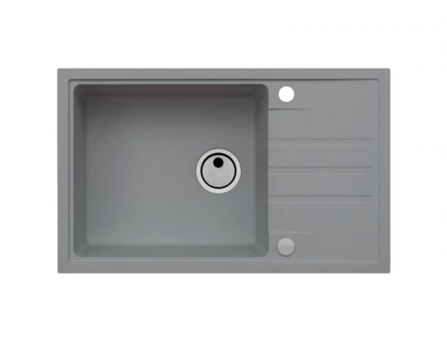 Alveus sudoper Intermezzo 130 G81, Concrete, 48 × 78 cm, Granital, 1119692