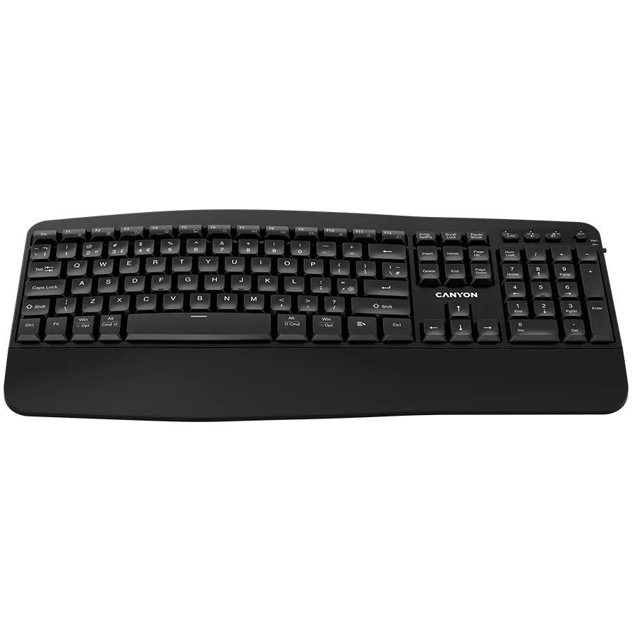 Canyon HKB-W6 bežična tastatura crna