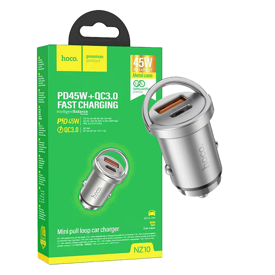 Hoco NZ10 Handy auto punjač