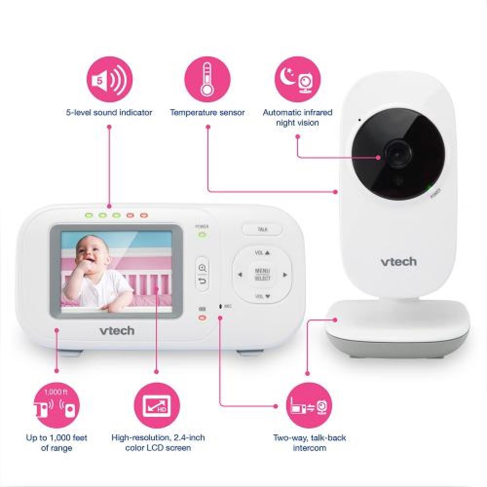 VTech Color Video Baby Monitor VM2251 detalji