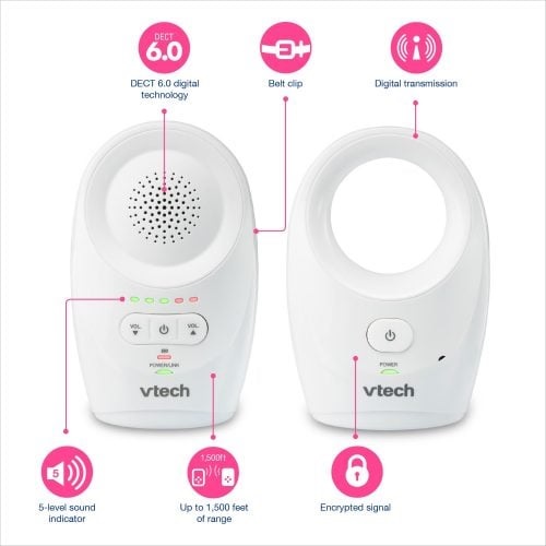 VTech Digital Audio Baby Monitor DM1111 prikaz 3