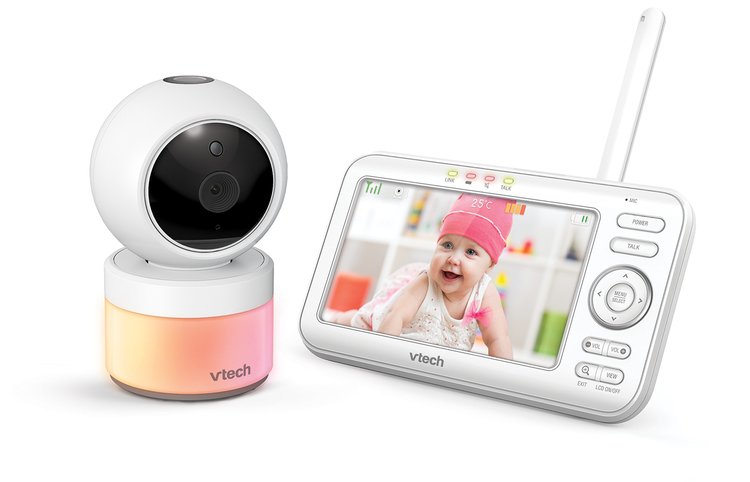 VTech video baby monitor 5" Pan & Tilt s noćnim svjetlom i projektorom VM5463 prikaz 11