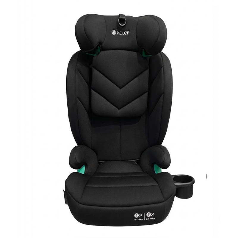 Kalei YouFix i-Size ISOFIX autosjedalica 100-150 cm crna - fotografija 5