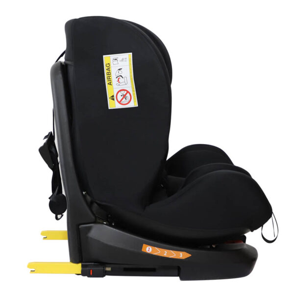Kalei autosjedalica Eterno 360 FX, grupa 0+/1/2/3 0–36 kg, siva HXW-HZ16 detalji