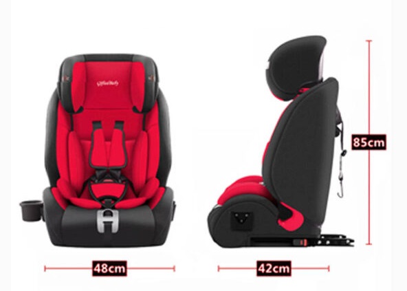 Kalei autosjedalica Olino FX, grupa 1/2/3 9–36 kg, crna HXW-HQ prikaz 6
