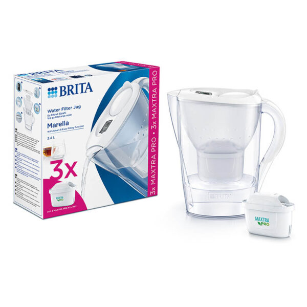 Brita Marella Cool Pro bokal za filtriranje vode 1,4 l bijeli + 3 GRATIS filtera prikaz 11