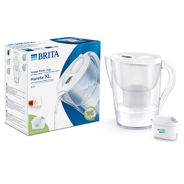 Brita Marella XL Pro bokal za filtriranje vode 2 l bijeli - 1052722 prikaz 8
