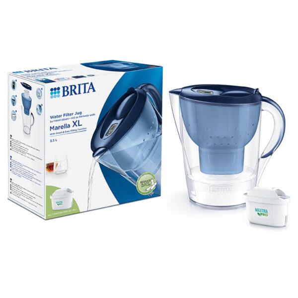 Brita Marella XL Pro bokal za filtriranje vode 2 l plavi - 1052723 prikaz 8