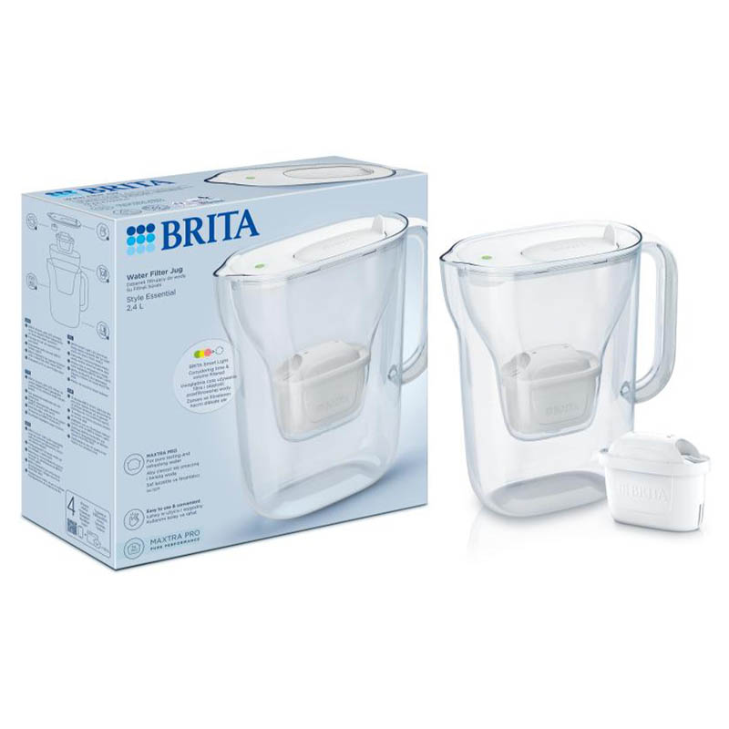 Brita Style Essential bokal za filtriranje vode 2,4 l bijeli - 1058040 prikaz 8