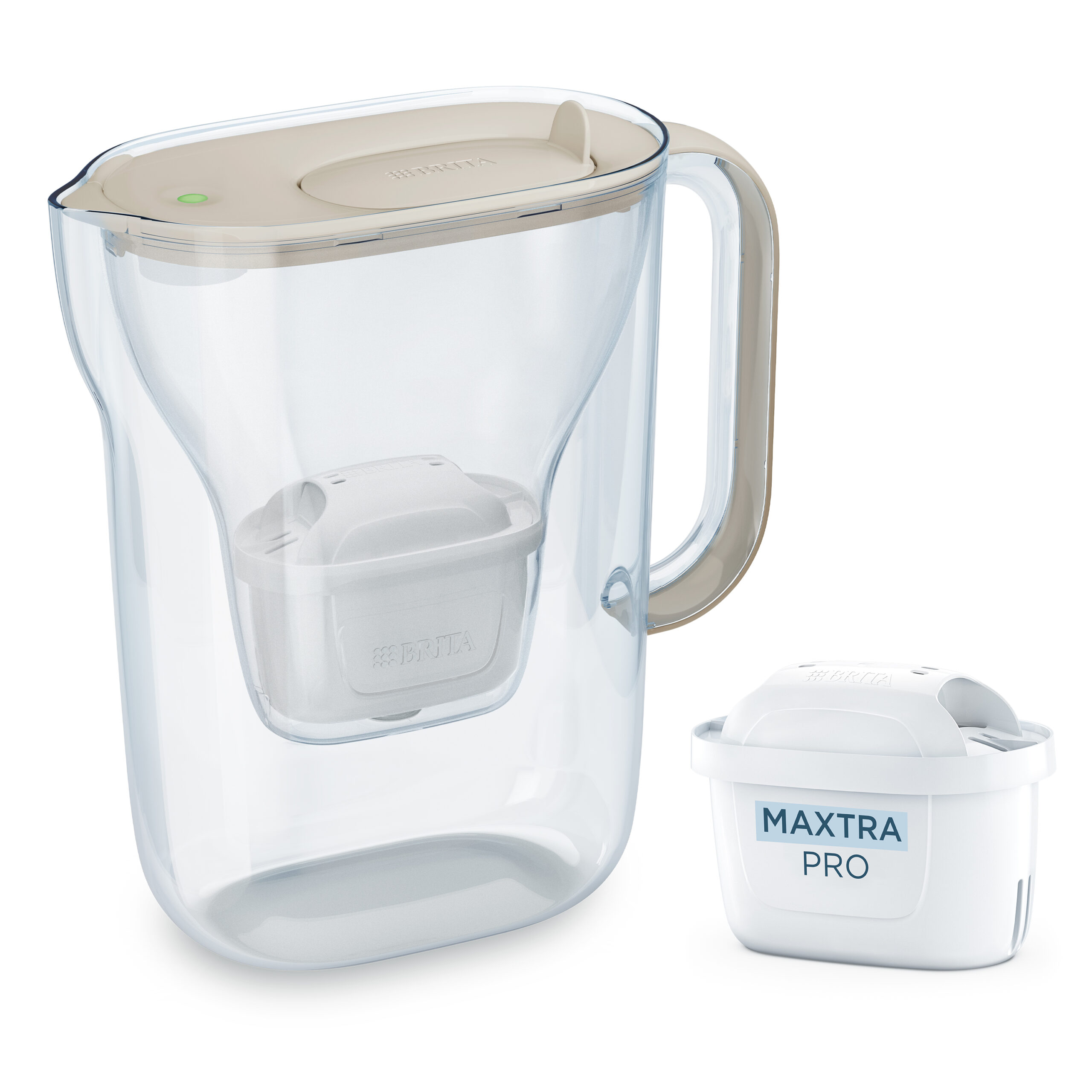 Brita Style Essential bokal za filtriranje vode 2,4 l bež - 1058041 prikaz 7