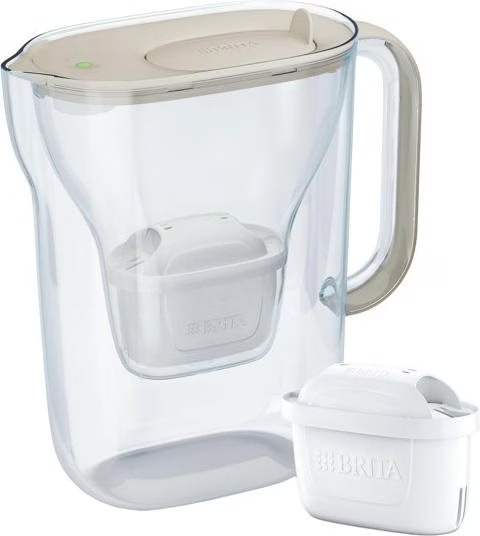 Brita Style Essential bokal za filtriranje vode 2,4 l bež + 2 GRATIS filtera prikaz 8