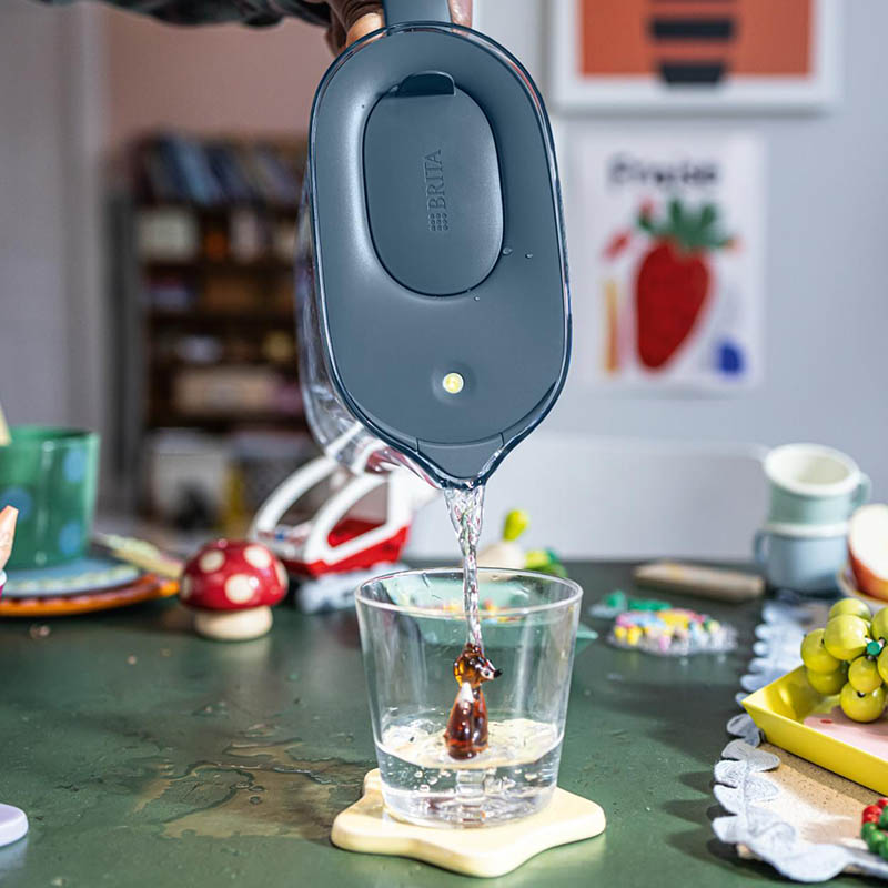 Brita Style Essential bokal za filtriranje vode 2,4 l plavi + 2 GRATIS filtera prikaz 9