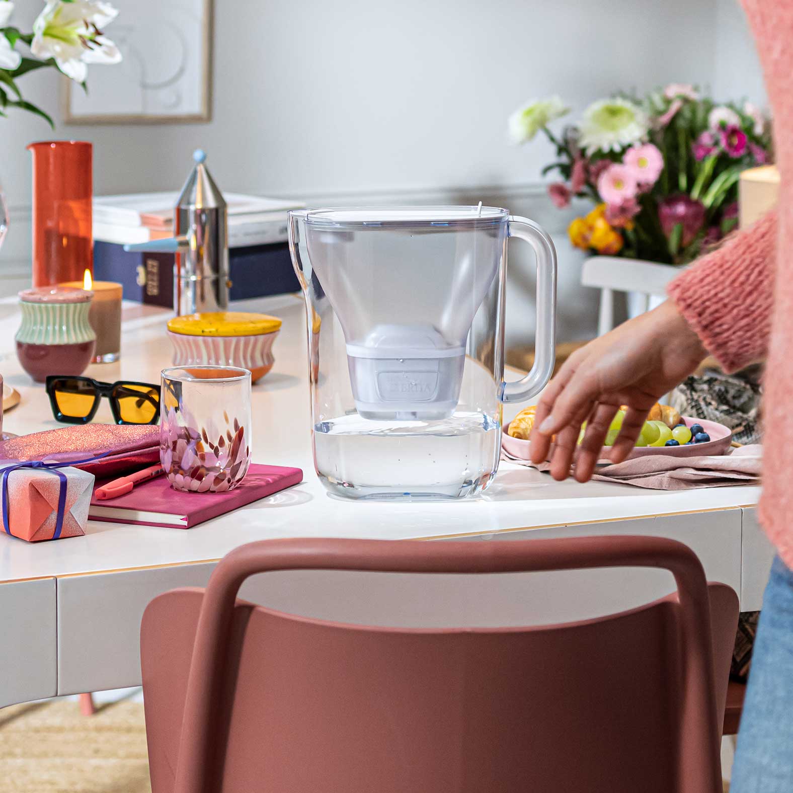 Brita Style Essential XL Pro bokal za filtriranje vode 3,6 l bež - 1058044 - fotografija 5