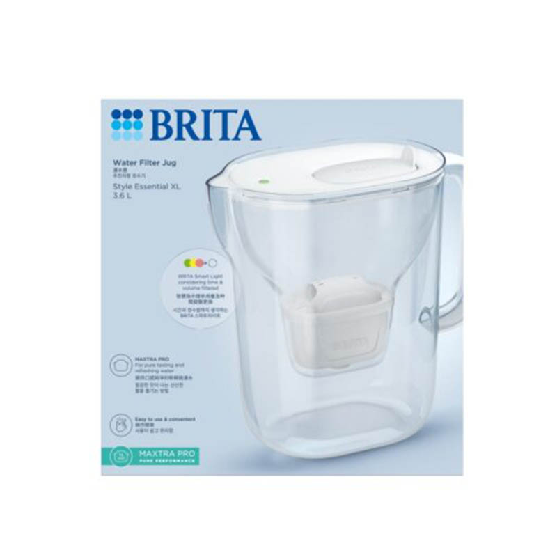 Brita Style Essential XL Pro bokal za filtriranje vode 3,6 l bijeli - 1058045 detalji