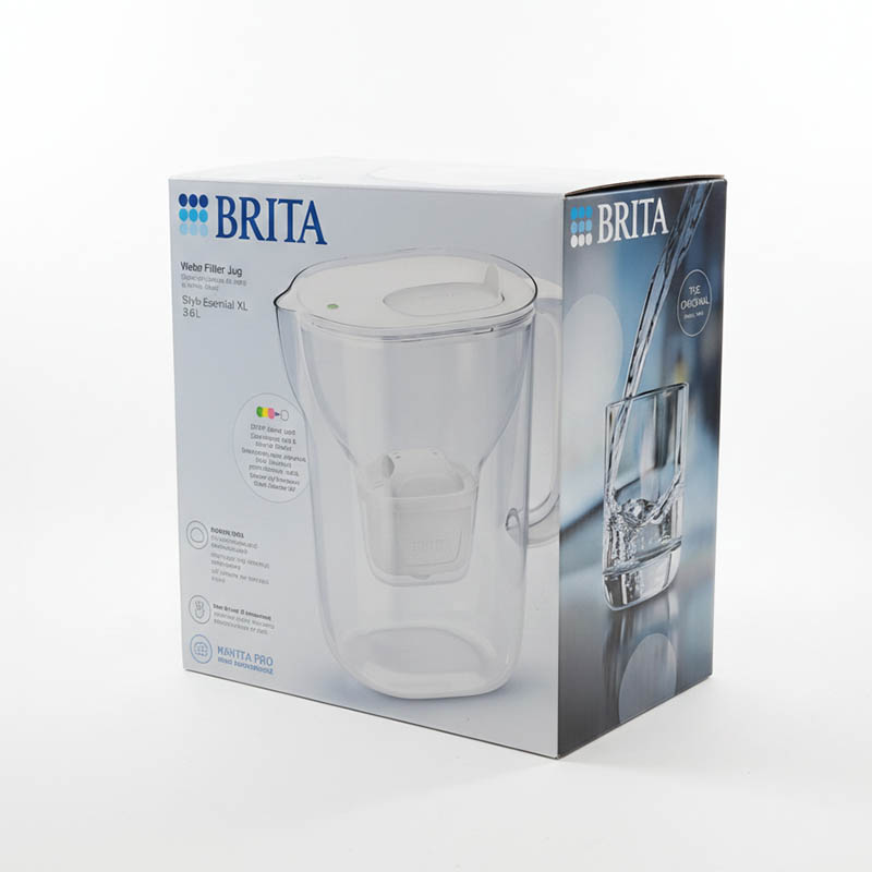 Brita Style Essential XL Pro bokal za filtriranje vode 3,6 l bijeli - 1058045 - fotografija 3