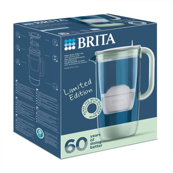 Brita Pro Limited Edition stakleni bokal za filtriranje vode 2,5 l svijetlozeleni - 1059323 prikaz 8
