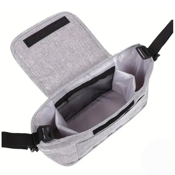 Kalei mini torba organizator za dječja kolica siva detalji