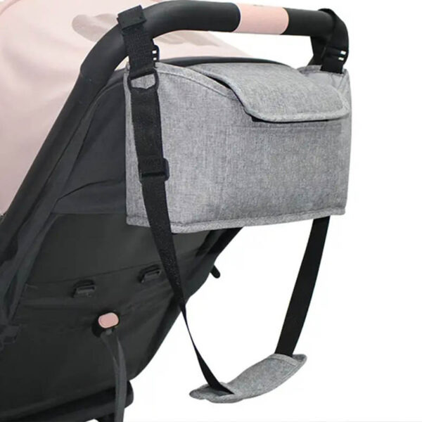 Kalei mini torba organizator za dječja kolica siva - fotografija 3