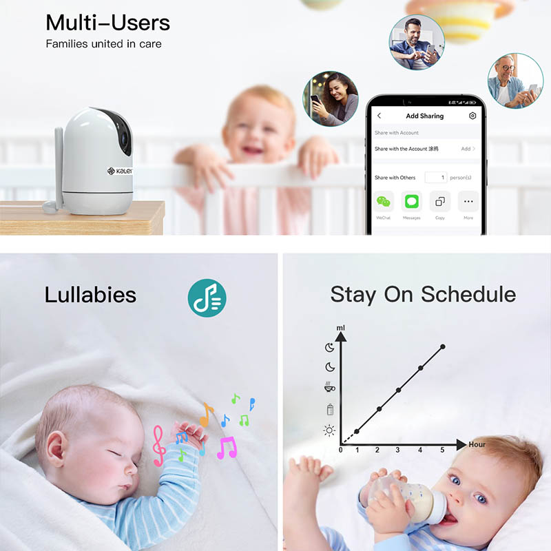 Kalei video baby monitor WiFi 5" BM5R5W prikaz 9