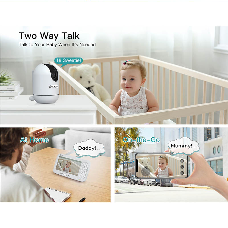 Kalei video baby monitor WiFi 5" BM5R5W prikaz 10