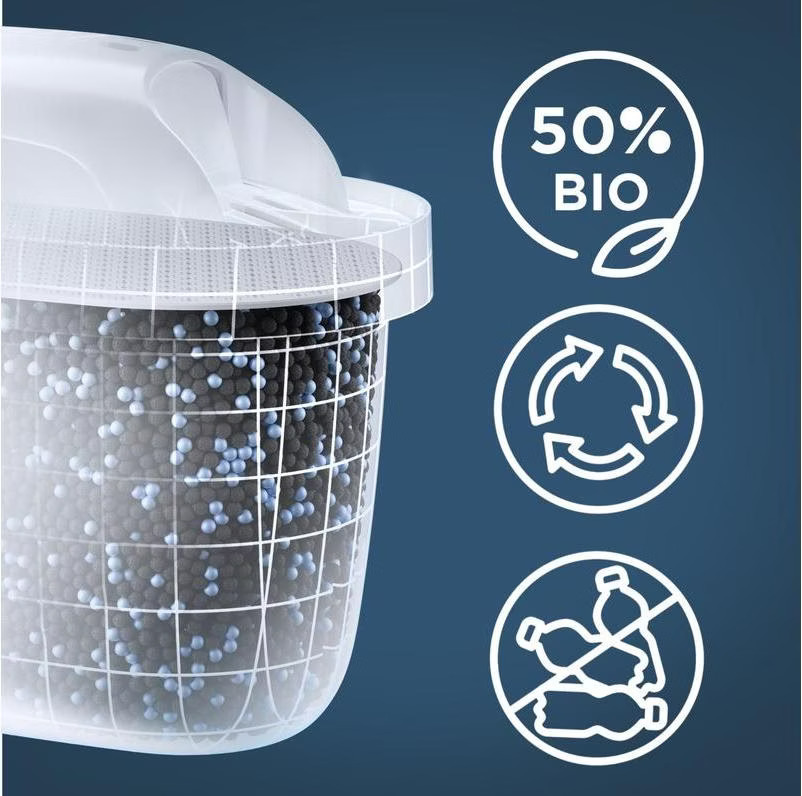 Brita Style Essential bokal za filtriranje vode 2,4 l plavi + 2 GRATIS filtera prikaz 11