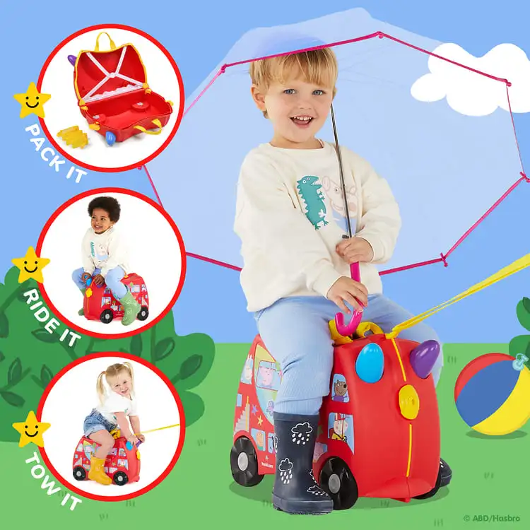 Trunki dječiji kofer 3u1 – Peppa Pig Party Bus