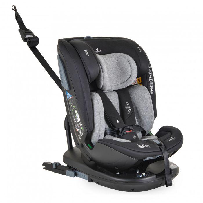 Cangaroo autosjedalica Gravity i-Size, 40-150 cm, siva