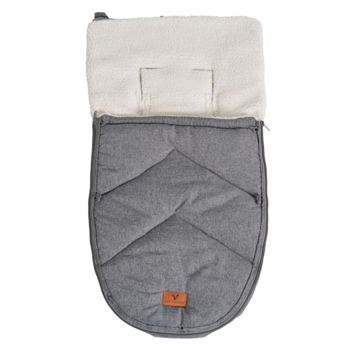 Cangaroo zimska navlaka za kolica Luxe, siva