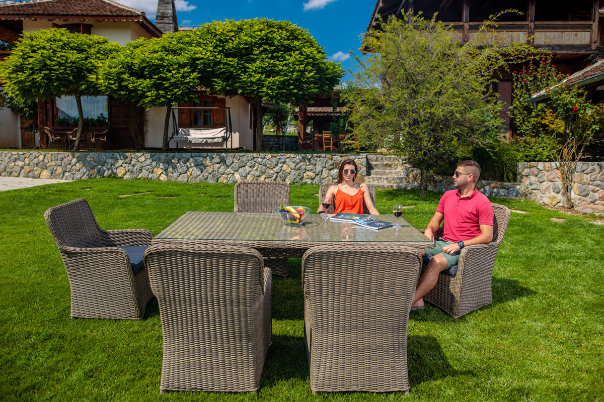 Green Bay Sicily ratan fotelja